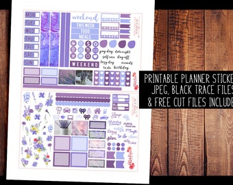 Hobonichi Weeks Date Covers PRINTABLE Planner Stickers Digital TN for use in Erin Hobonichi Planner Planner Stickers