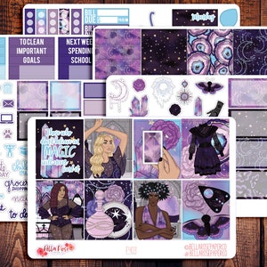 Kit d’autocollants Believe in Magic Planner, à utiliser dans Erin Condren Life Planners, Happy Planner Sticker, Fall Stickers, Halloween Stickers, F403