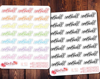 Softball Hand Lettering Planner Stickers, Script Stickers, Sports Stickers, BUJO Planner Stickers, Happy Planner Sports Stickers HL150