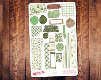 Gardening Journaling Planner Stickers, Journaling Sticker, for use in Junk Journals, Planner Stickers Gardening Journaling Kit JK029