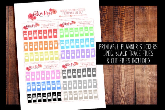 Hobonichi Weeks Date Covers PRINTABLE Planner Stickers Digital TN for use in Erin Hobonichi Planner Planner Stickers