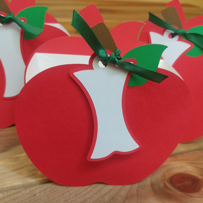 Enchanted Forest Apple Favor Boxes Once Upon A Time Party Etsy