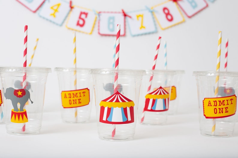 Circus Party Favors Personalized Carnival Party Favors Etsy