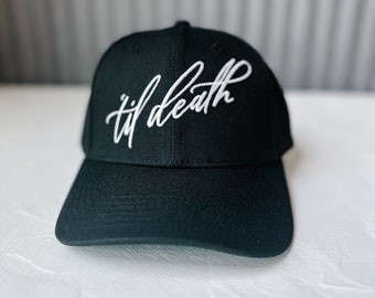 Til' Death Honeymoon Hat Bachelorette or Bridal Shower Gift