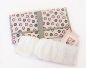 Nappy wallet-Baby gift-baby shower gift-fabric wallet-baby travel wallet-nappy minimalist wallet-newborn change mat-new mom gift- diaper bag