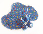 Baby gift for boys, baby shower gift, new parent gift, set 2 burp cloths, burp rags, set 4 peepee teepees , sprinkler covers, tinkle tents,