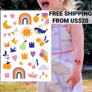 Transferts Temporaires De Tatouage De Partie De Licorne Grand Etsy