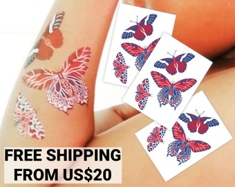 American Flag Tattoo Etsy