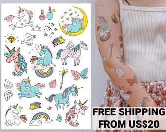 Kids Jewelry Temporary Tattoos Par Duckystreet Sur Etsy