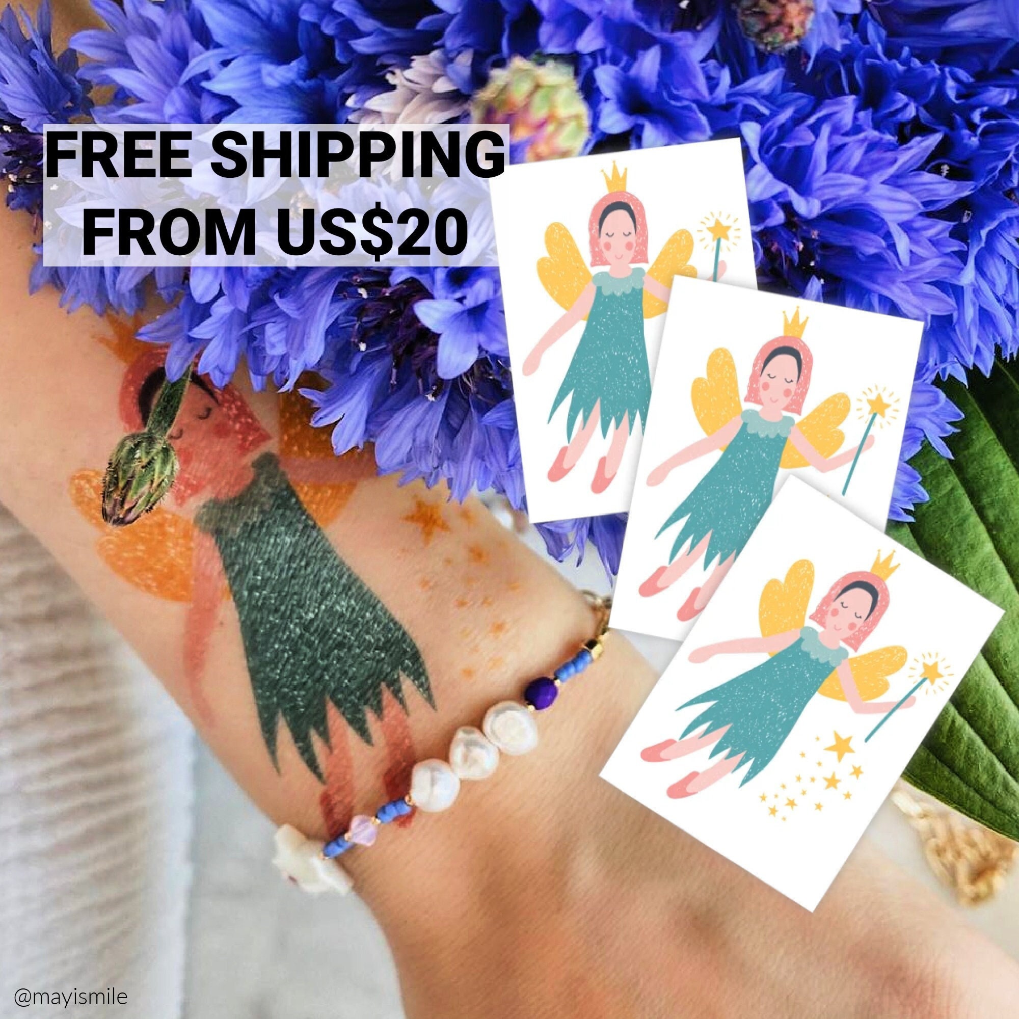Tatouage Fairies Dry rub Transfer Tatouage Fairies Dry rub Transfer