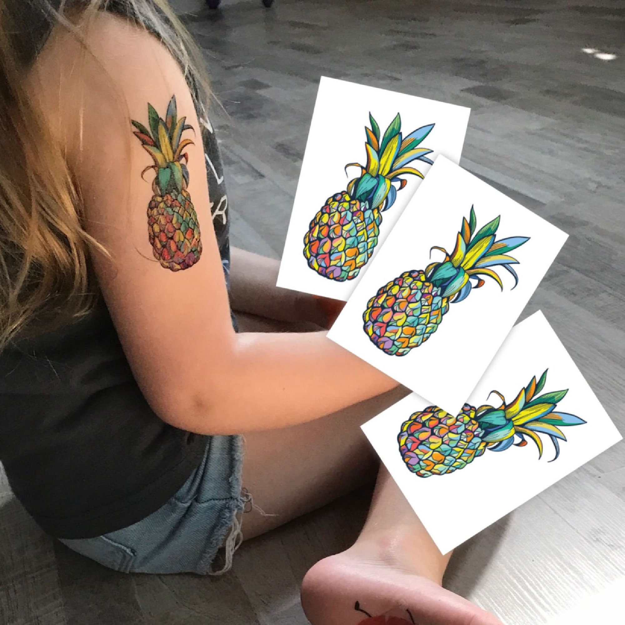 Pineapple Tattoos - Etsy Pineapple Tattoos - Etsy