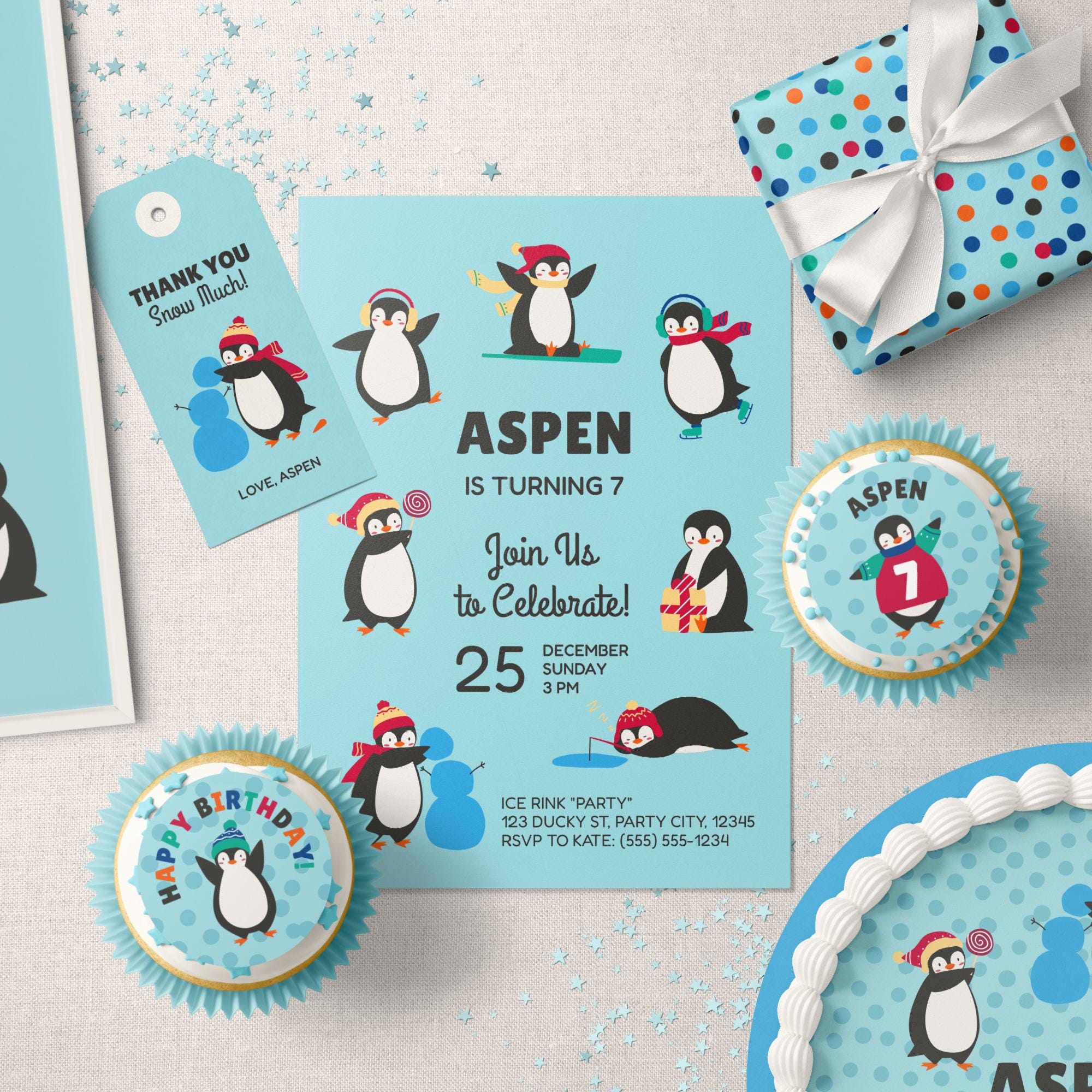 Sleutelhanger - Uitdeelcadeautjes - Pinguïn - Kinderen - Pastel - Plastic