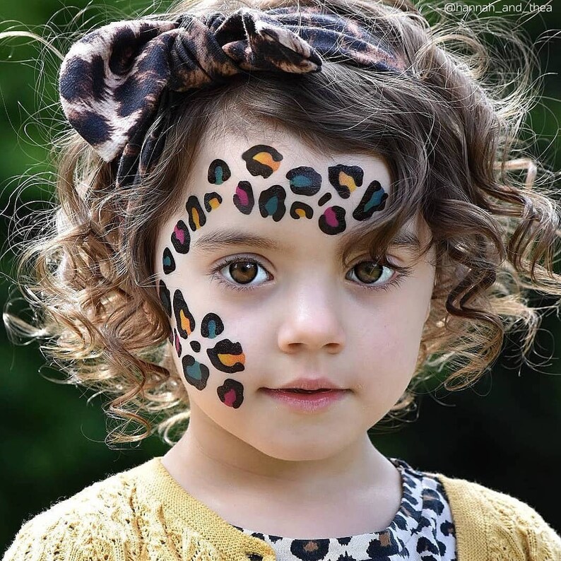 Temporary tattoo Leopard print. Big tattoo sheet to create Etsy