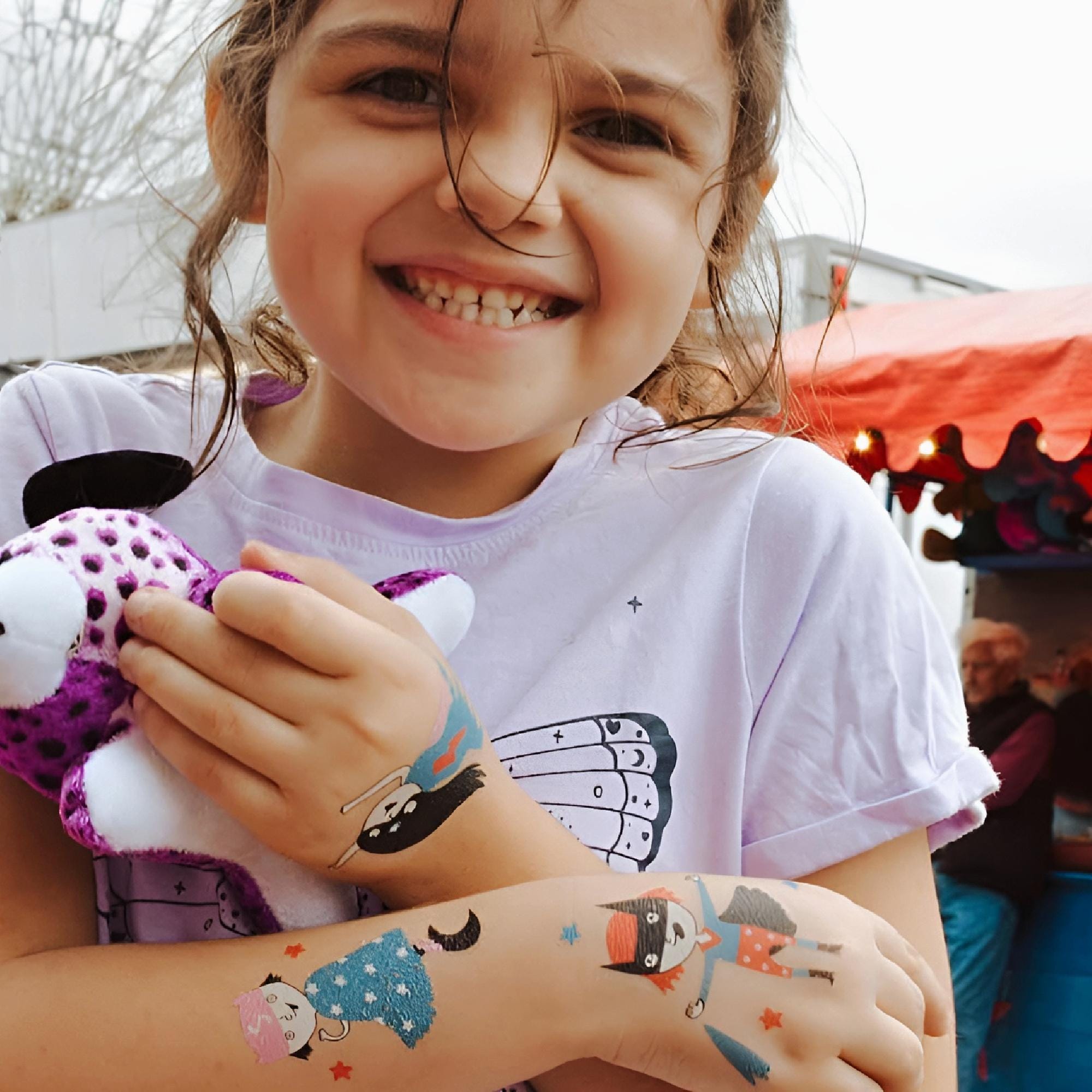 Tatuaggi Temporanei Supereroi Per Bambini – Confezione Per Feste, Bustine Riempi Sacchetti – Henbrandt