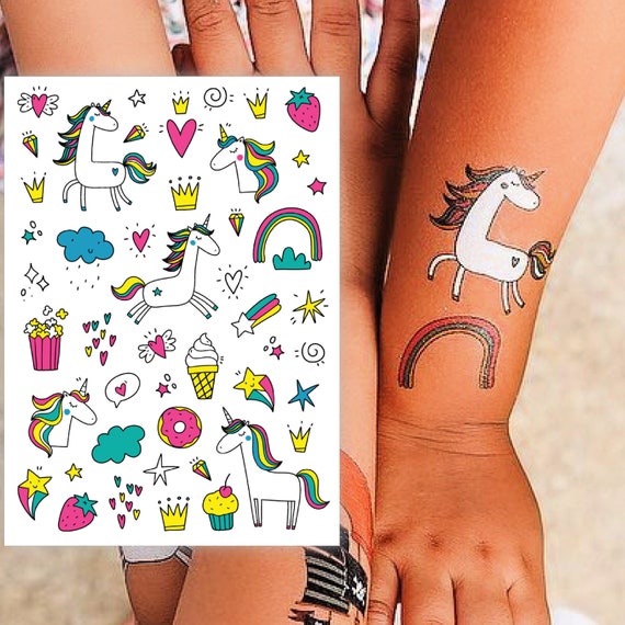 Los tatuajes temporales de Fun Choices para los niños