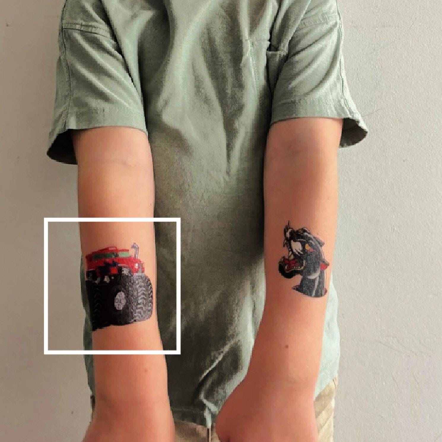 Migliori Tatuaggi Per Bambini 10 Fogli Di Tatuaggi Temporanei Bambini -  Thema Trasporto, 85 Design, Impermeabili Tatuaggi Per Bambini Facili, image size:1490x1490