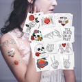 Till Death Do Us Part Temporary Tattoos. Dark Gothic Wedding Tattoo Station and Bride or Die Favors. product logo