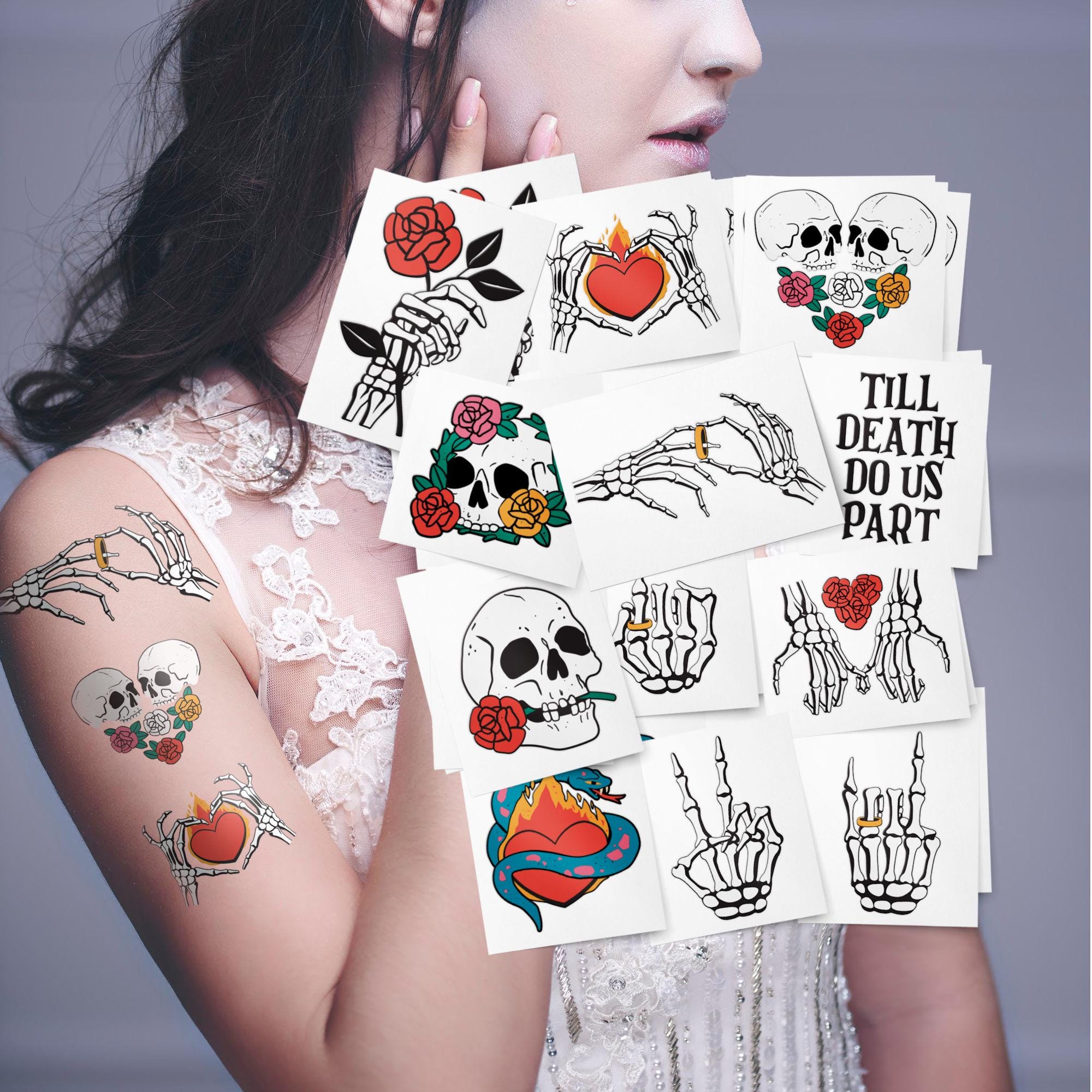 Dark Romance Temporary Tattoo - Etsy