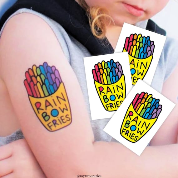 Rainbows Stickers & Temporary Tattoos