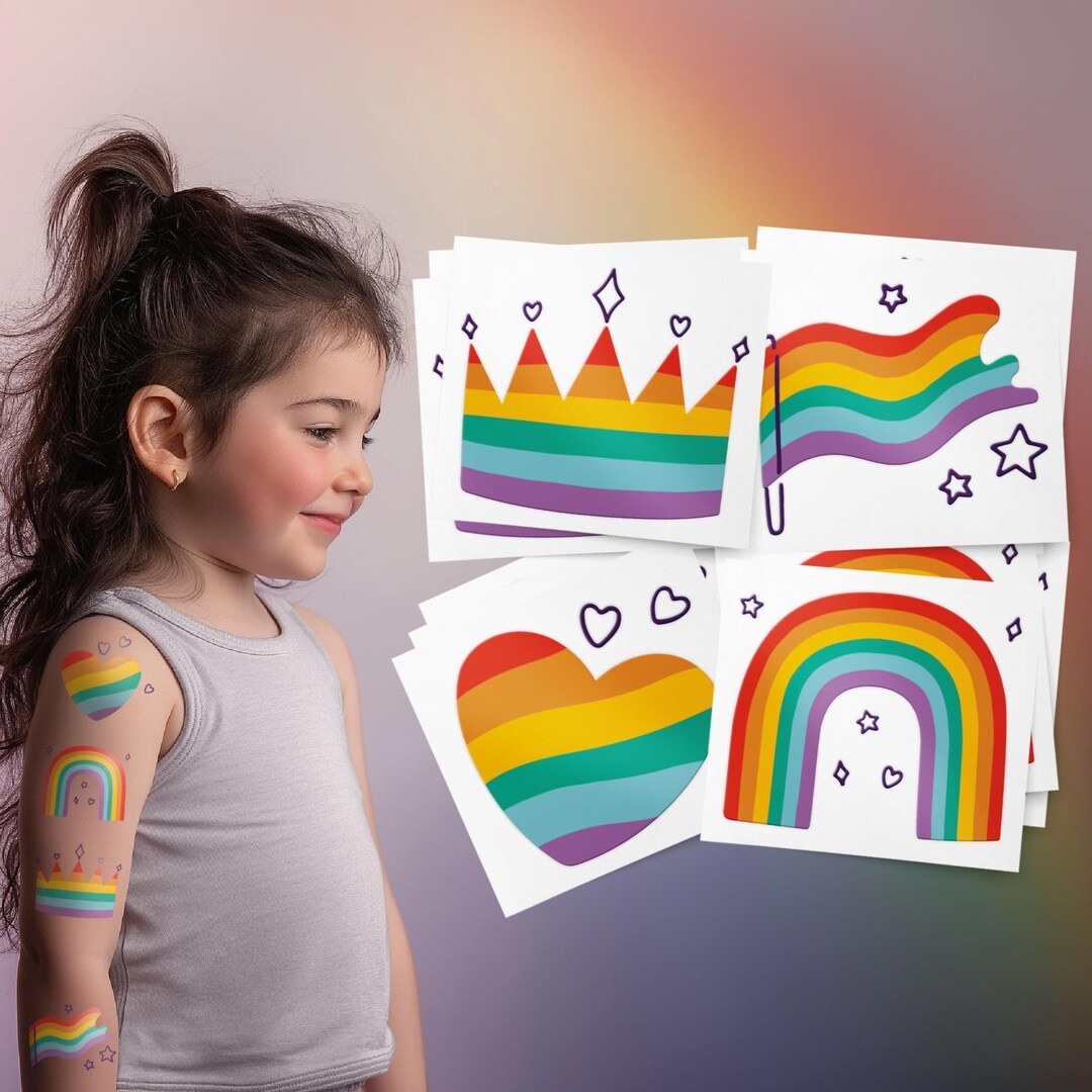 Rebel Romance PRIDE Tattoo Stretch Pinafore - Two Lengths 🏳️‍🌈