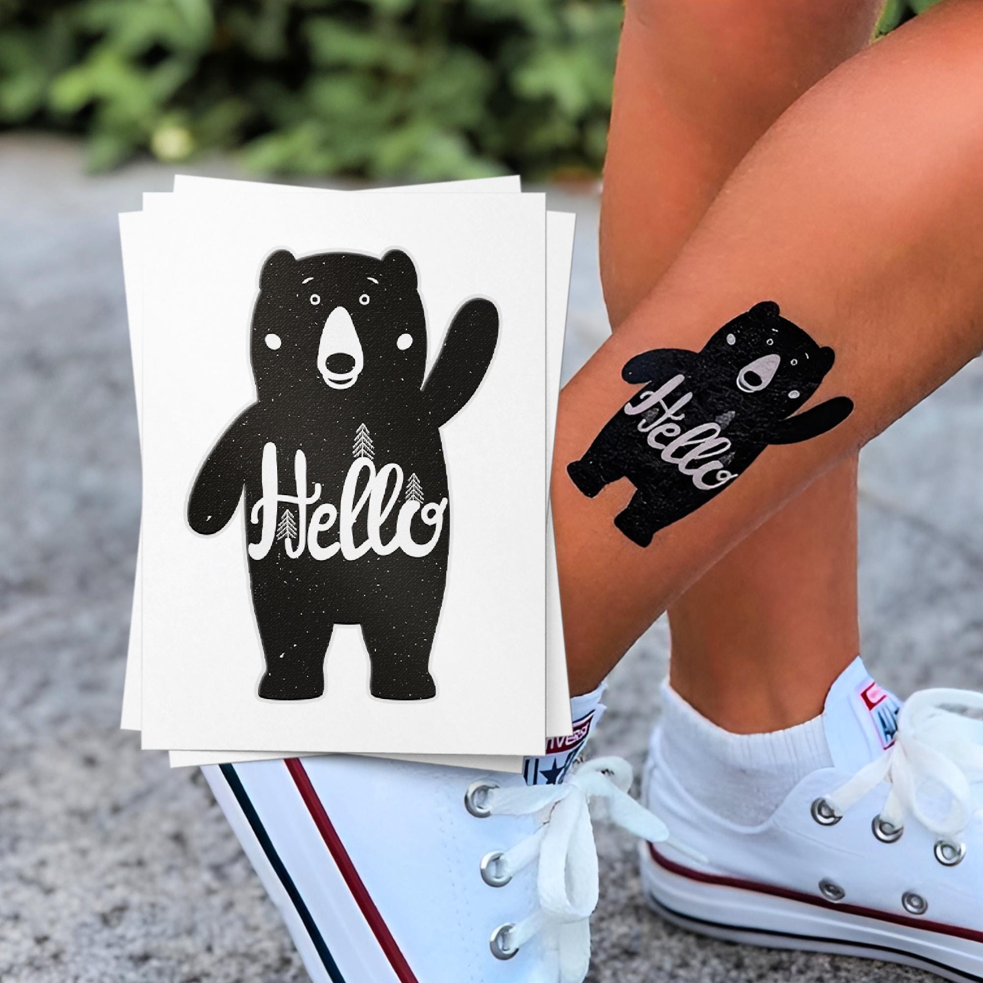 Grizzly bear tattoo - Etsy 日本, image size:2000x2000