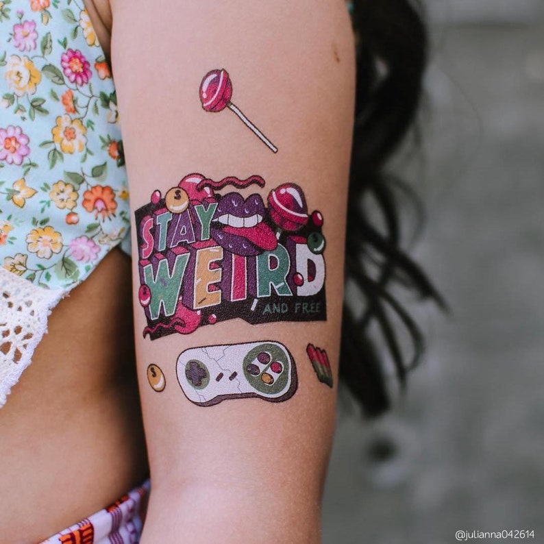 90's Style Good Times Temporary Tattoo Transfers. Two Cool Etsy