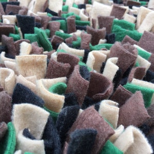Camo Colors Washable Snuffle Mat Interactive Pet Toy Foraging/Rooting Choose Your Size Choose Your Size