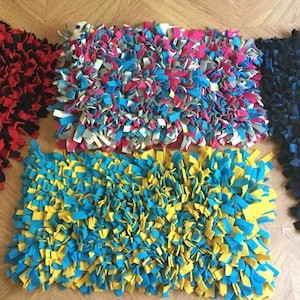 24x24 Choose Your Color Washable Snuffle Mat/Treat Hunting Mat Dog Pig Hedgehog Washable image 2