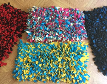 Bulk lot of 10 Easy To Store Roll-Up 12"x18" Variety of Colors Washable Snuffle Mat/Treat Hunting Mat Dog Pig Hedgehog Washable