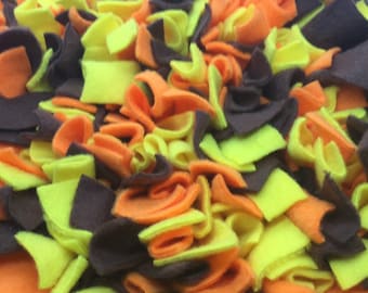 Fall Colored Washable Snuffle Mat/ Pet Nose Work Foraging Pick Your Size