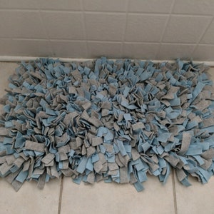 Purple/Aqua/Gray/Paw Polka Dot Washable Snuffle Mat/ Pet Nose Work Foraging Pick Your Size image 9