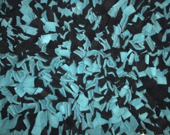 Aqua/Black Washable Snuffle Mat/ Pet Nose Work Foraging Pick Your Size Choose Your Size