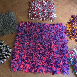 24x24 Choose Your Color Washable Snuffle Mat/Treat Hunting Mat Dog Pig Hedgehog Washable image 1