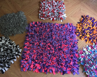 RTS 12"x12" x-small Mystery Colors Washable Snuffle Mat/Treat Hunting Mat Dog Pig Hedgehog Washable