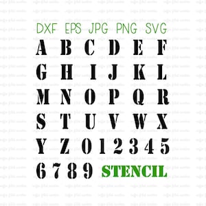 MILITARY STENCIL, Military SVG, Svg Stencil, Stencil Font, svg font, Military Letters, Military Font, Instant Download dxf eps jpg png svg