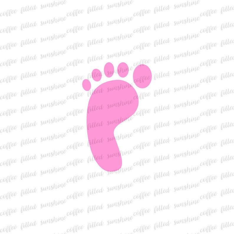Download BABY FOOTPRINTS SVG Digital File Pink and Blue Cut Print ...