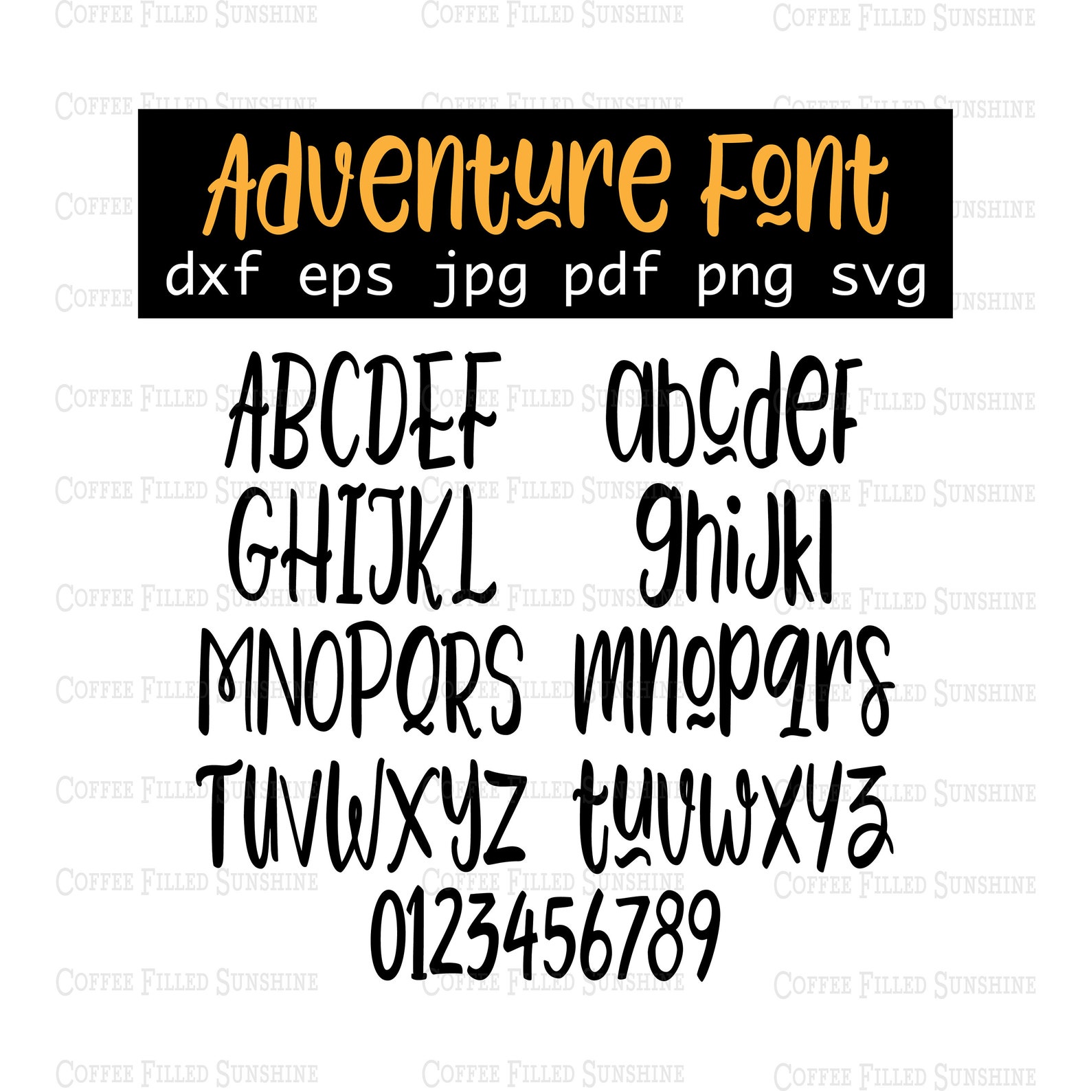 ADVENTURE FONT SVG Digital Download Cutter File - Etsy