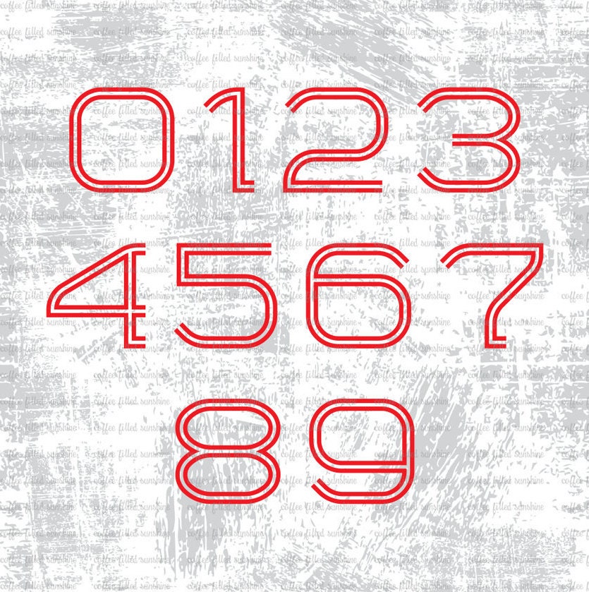 TWO LINE ALPHABET & Numbers, 2 Line Alphabet, 2 Line Numbers, Vector ...