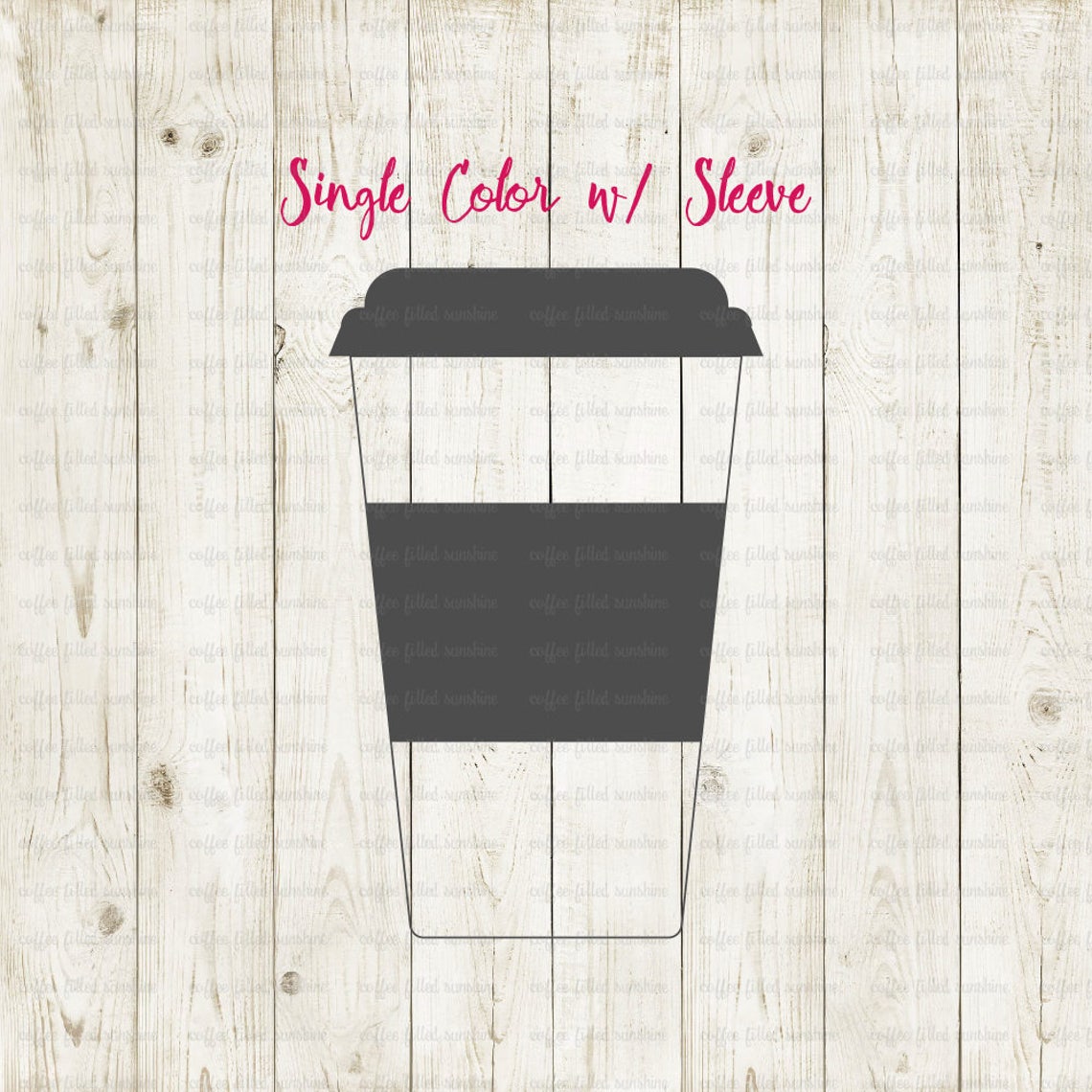 COFFEE CUP SVG To Go Coffee Cup Digital File Cut Print | Etsy