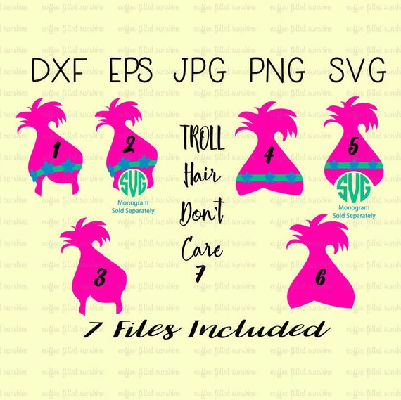 Download TROLLS SVG POPPY Trolls Birthday Digital Cut File Poppy | Etsy