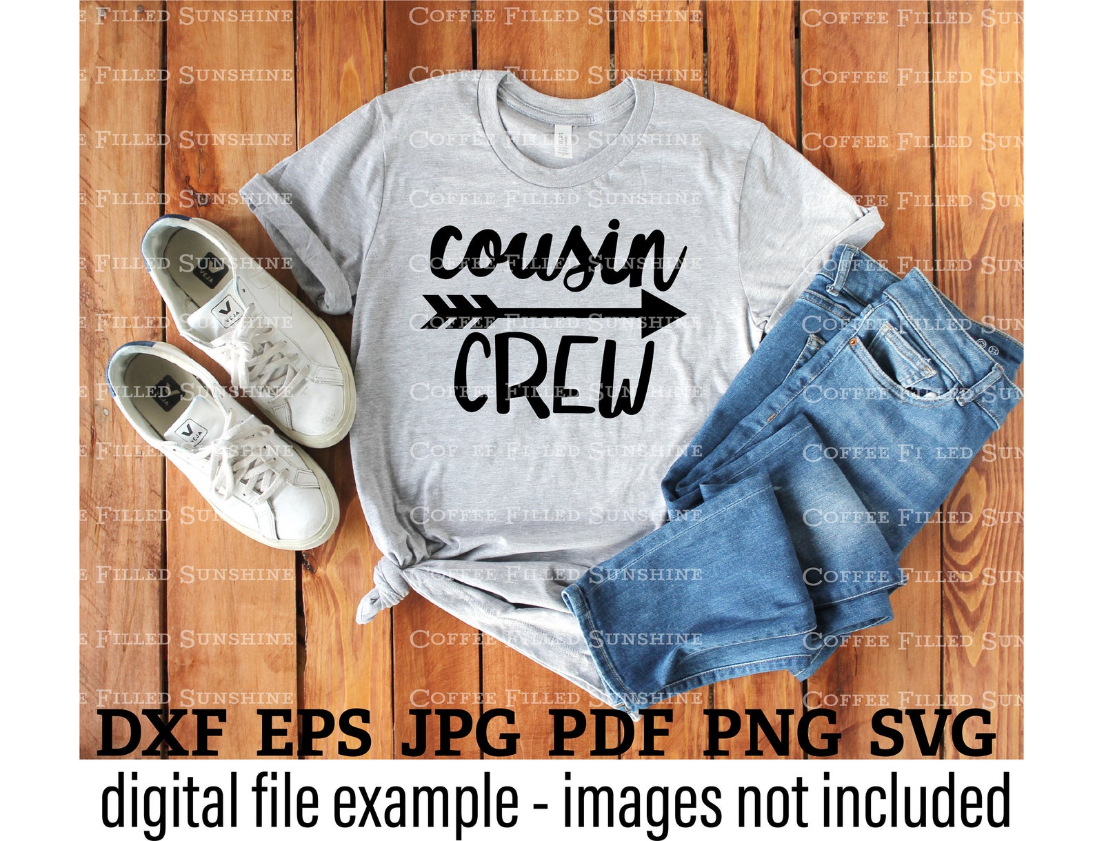 COUSIN CREW Vector Clipart Cut/print File Instant - Etsy