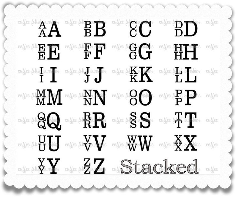 Download BOYS STACKED EMBROIDERY 3 Sizes Boys Monogram font Instant ...