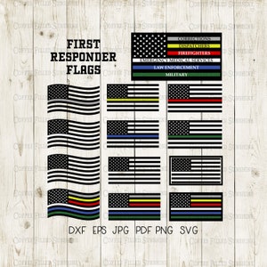 BANDERA DE PRIMEROS AUXILIARES - Policía, Bomberos, Médicos, Militares Cortar Imprimir Archivo Descarga Instantánea dxf eps jpg pdf pngxf Café Lleno Sol