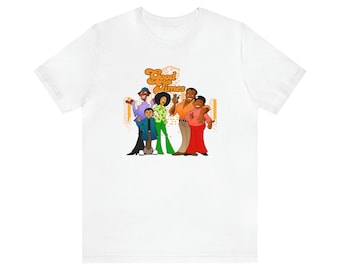 Good Times Cartoon Vintage White Tee