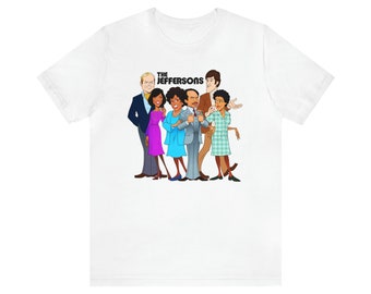 Jeffersons Vintage Cartoon White Tee