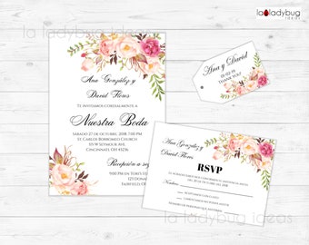 invitaciones de boda etsy