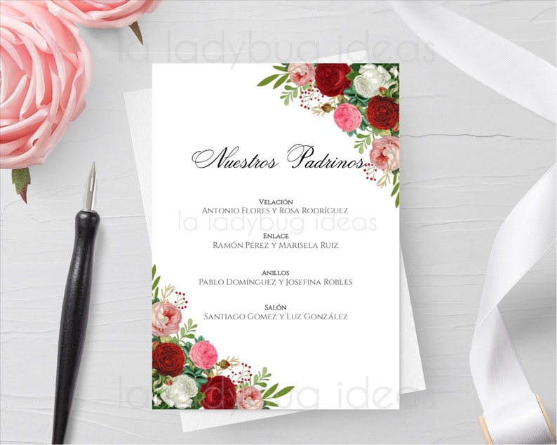 Invitacion Boda Español Invitacion Boda Español