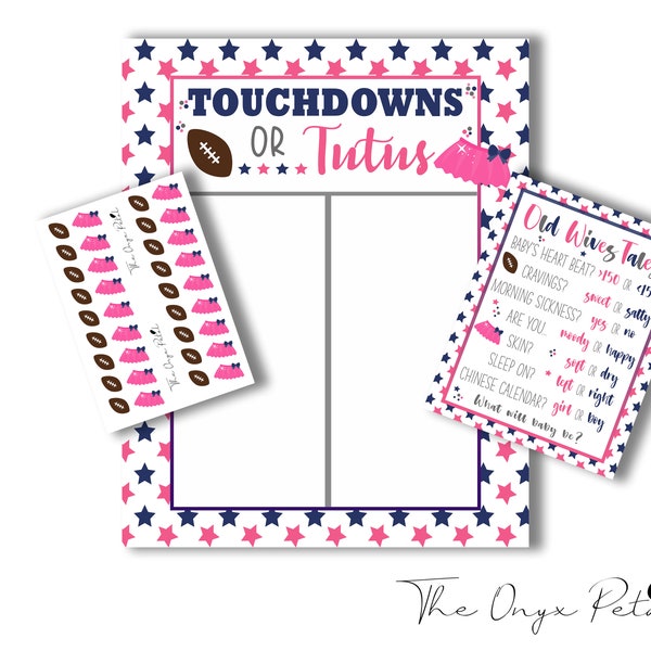 Sport Gender Reveal Etsy