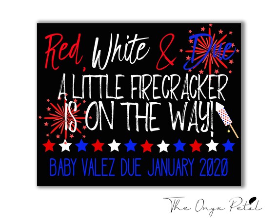 4th of july birth announcements