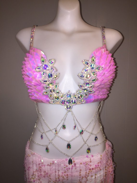 CUSTOM SIZE Barbie Mermaid Bra/outfit Rave Bra Rave Outfit EDC Adult  Costume Cosplay Burlesque Holographic Dance Outfit Pink Butterfly -   Canada